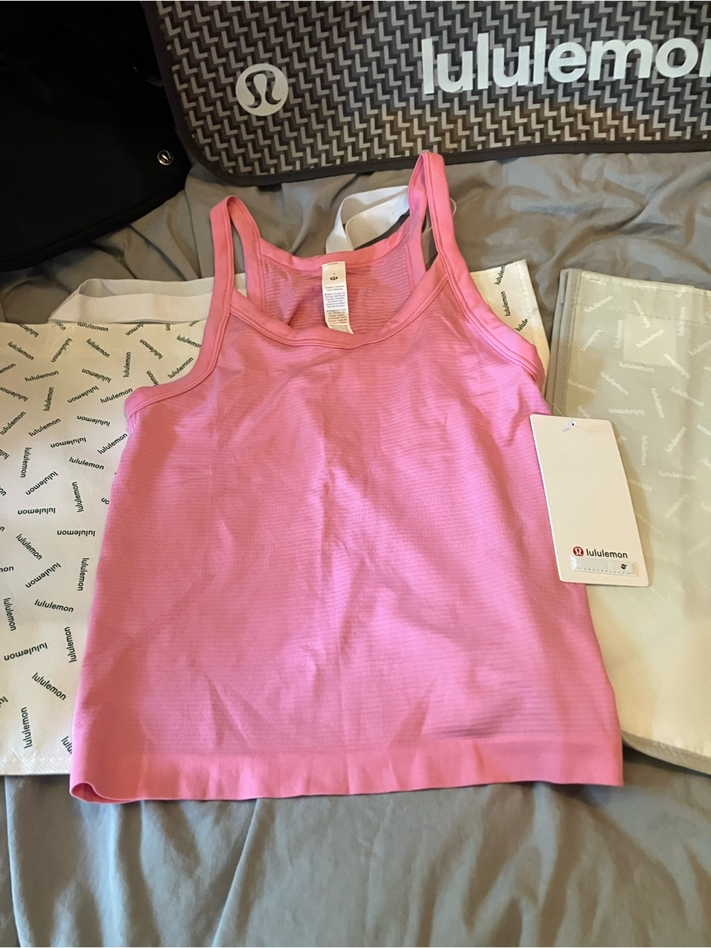 NWT Lululemon Swiftly Cami Tank, Sz 6, Candy Cloud